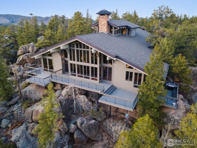 This one-of-a-kind Mountain Home is nestled high above the on Fox Acres Country Club in Colorado - for sale on GolfHomes.com, golf home, golf lot