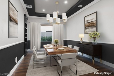 Set behind the gates of Red Rock Country Club, this luxury on Red Rock Country Club in Nevada - for sale on GolfHomes.com, golf home, golf lot