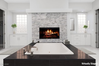 Set behind the gates of Red Rock Country Club, this luxury on Red Rock Country Club in Nevada - for sale on GolfHomes.com, golf home, golf lot