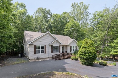 Custom ranch in Lake Monticello featuring vaulted ceilings on Lake Monticello Golf Course in Virginia - for sale on GolfHomes.com, golf home, golf lot
