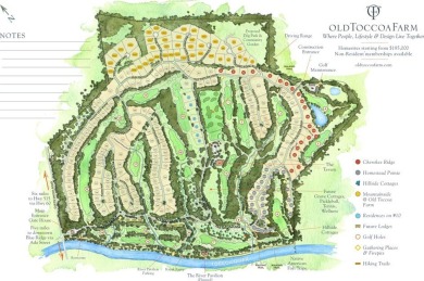 Situated in the heart of Old Toccoa Farm, this stunning 0 on Old Toccoa Farm Golf Club in Georgia - for sale on GolfHomes.com, golf home, golf lot