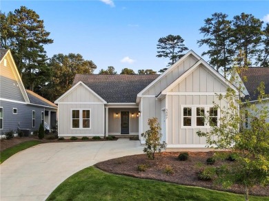 Beautiful craftsman style cottage of the Black Eagle floorplan on Grand National Golf Course in Alabama - for sale on GolfHomes.com, golf home, golf lot