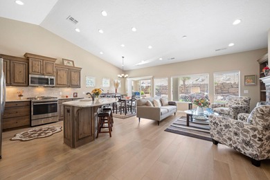 Located on the southern edge of Sun River, this 2-bedroom on Sunriver Golf Club in Utah - for sale on GolfHomes.com, golf home, golf lot