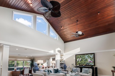 Upscale single-story estate located on the 16th hole of on  in Florida - for sale on GolfHomes.com, golf home, golf lot