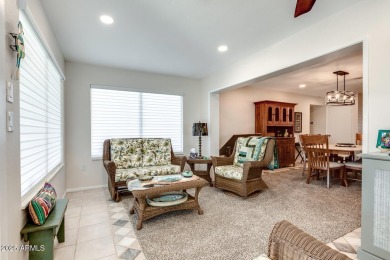 Escape to your dream home in this beautifully updated home on Sun City Lakes West and East in Arizona - for sale on GolfHomes.com, golf home, golf lot