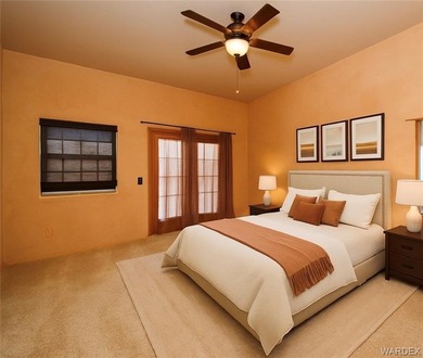 This HOME has majestic panoramic views of the Cerbat, Hualapai on Valle Vista Golf Course in Arizona - for sale on GolfHomes.com, golf home, golf lot