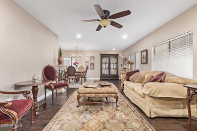 This beautifully updated 2-bed, 2-bath home w/a 2-car garage on Sun Lakes Country Club in Arizona - for sale on GolfHomes.com, golf home, golf lot