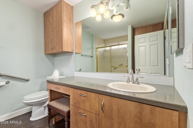 This beautifully updated 2-bed, 2-bath home w/a 2-car garage on Sun Lakes Country Club in Arizona - for sale on GolfHomes.com, golf home, golf lot