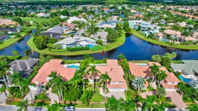 This 4-bedroom + office home is located on a private cul-de-sac on St. Andrews Country Club of Boca Raton in Florida - for sale on GolfHomes.com, golf home, golf lot