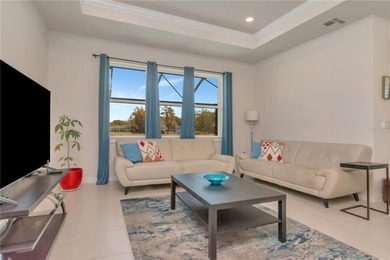 2021 BUILT POOL HOME with POND VIEWS, HURRICANE IMPACT WINDOWS on Silverado Golf and Country Club in Florida - for sale on GolfHomes.com, golf home, golf lot