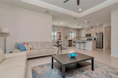 2021 BUILT POOL HOME with POND VIEWS, HURRICANE IMPACT WINDOWS on Silverado Golf and Country Club in Florida - for sale on GolfHomes.com, golf home, golf lot