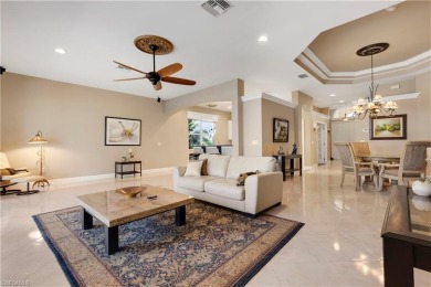 Experience resort-style living in this stunning two-bedroom + on Spanish Wells Golf and Country Club in Florida - for sale on GolfHomes.com, golf home, golf lot
