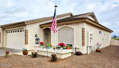 Beautiful Mountain View from this sought after 2 bed, 2 bath, 2 on Sunland Springs Golf Course  in Arizona - for sale on GolfHomes.com, golf home, golf lot