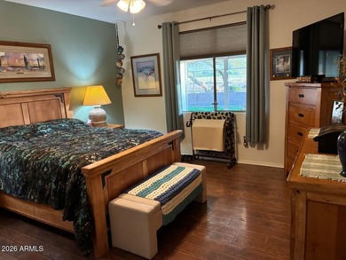 Beautiful Mountain View from this sought after 2 bed, 2 bath, 2 on Sunland Springs Golf Course  in Arizona - for sale on GolfHomes.com, golf home, golf lot