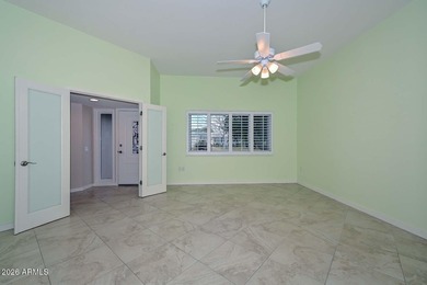 Enjoy breathtaking views and modern updates in this beautifully on Sun City Riverview Golf Course in Arizona - for sale on GolfHomes.com, golf home, golf lot