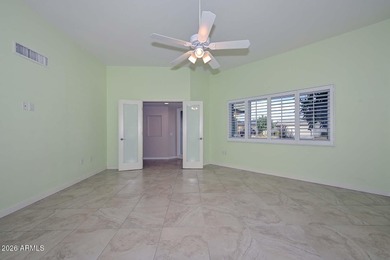 Enjoy breathtaking views and modern updates in this beautifully on Sun City Riverview Golf Course in Arizona - for sale on GolfHomes.com, golf home, golf lot