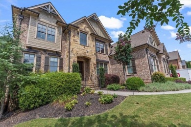 This magnificent home seamlessly blends modern design with on Hamilton Mill Golf Club in Georgia - for sale on GolfHomes.com, golf home, golf lot