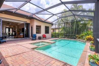 Welcome to your dream home--an elegant three-bedroom on Lakewood Ranch Golf and Country Club in Florida - for sale on GolfHomes.com, golf home, golf lot