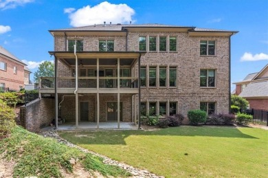 This magnificent home seamlessly blends modern design with on Hamilton Mill Golf Club in Georgia - for sale on GolfHomes.com, golf home, golf lot