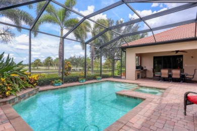 Welcome to your dream home--an elegant three-bedroom on Lakewood Ranch Golf and Country Club in Florida - for sale on GolfHomes.com, golf home, golf lot