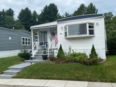 1970 Single Wide open concept, completely furnished home, sits on Huron Shores Golf Club in Michigan - for sale on GolfHomes.com, golf home, golf lot