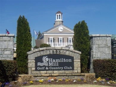 This magnificent home seamlessly blends modern design with on Hamilton Mill Golf Club in Georgia - for sale on GolfHomes.com, golf home, golf lot