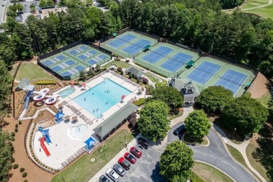 This magnificent home seamlessly blends modern design with on Hamilton Mill Golf Club in Georgia - for sale on GolfHomes.com, golf home, golf lot