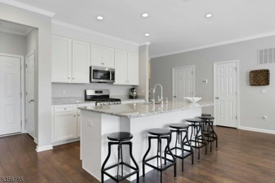 With three levels of luxury space, this Belmont model  is on Morris County Golf Club in New Jersey - for sale on GolfHomes.com, golf home, golf lot