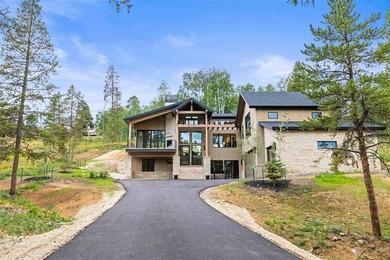 Stunning brand new mountain modern home in the prestigious on Breckenridge Golf Club in Colorado - for sale on GolfHomes.com, golf home, golf lot