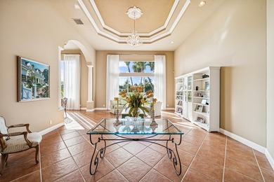 Exceptional courtyard estate perfectly positioned on a premium on Frenchmans Reserve in Florida - for sale on GolfHomes.com, golf home, golf lot