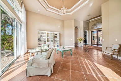 Exceptional courtyard estate perfectly positioned on a premium on  in Florida - for sale on GolfHomes.com, golf home, golf lot