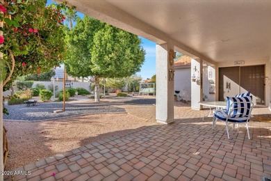 Highly sought-after floor plan is situated on a quiet on Oakwood Golf Club  in Arizona - for sale on GolfHomes.com, golf home, golf lot