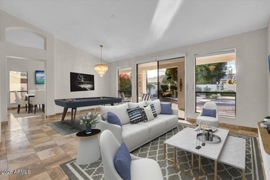 Highly sought-after floor plan is situated on a quiet on Oakwood Golf Club  in Arizona - for sale on GolfHomes.com, golf home, golf lot