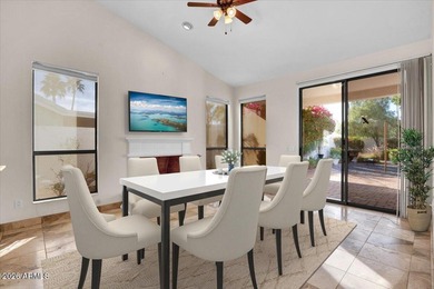 Highly sought-after floor plan is situated on a quiet on Oakwood Golf Club  in Arizona - for sale on GolfHomes.com, golf home, golf lot