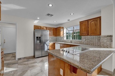 Highly sought-after floor plan is situated on a quiet on Oakwood Golf Club  in Arizona - for sale on GolfHomes.com, golf home, golf lot