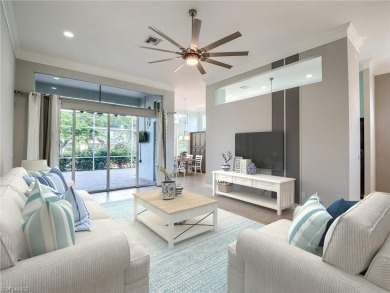 Experience breathtaking sunsets with sweeping water and golf on Estero Country Club in Florida - for sale on GolfHomes.com, golf home, golf lot