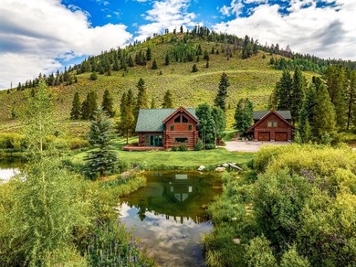 Set on 14 pristine acres along the Swan River, 2717 Tiger Road on Breckenridge Golf Club in Colorado - for sale on GolfHomes.com, golf home, golf lot