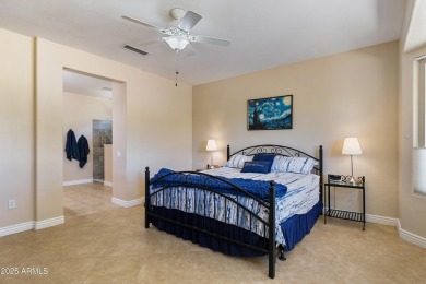 Highly upgraded Sun City Grand home with split floor plan & on Cimarron Golf Club in Arizona - for sale on GolfHomes.com, golf home, golf lot