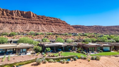 Nestled amongst the serene beauty of the prestigious Entrada on Entrada at Snow Canyon in Utah - for sale on GolfHomes.com, golf home, golf lot