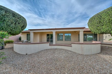 Resort-style living in this highly upgraded Borgata model in Sun on Cimarron Golf Club in Arizona - for sale on GolfHomes.com, golf home, golf lot