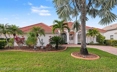 Beautiful custom lakefront home located on the Viera East Golf on Viera East Golf Club in Florida - for sale on GolfHomes.com, golf home, golf lot
