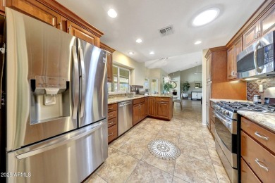 SIMPLY PERFECT!  Savor morning coffee on your expansive  patio on Trail Ridge Golf Course in Arizona - for sale on GolfHomes.com, golf home, golf lot