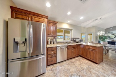 SIMPLY PERFECT!  Savor morning coffee on your expansive  patio on Trail Ridge Golf Course in Arizona - for sale on GolfHomes.com, golf home, golf lot