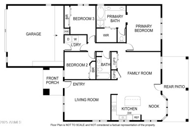 This beautifully updated home offers a spacious layout with a on Palm Valley Golf Club  in Arizona - for sale on GolfHomes.com, golf home, golf lot