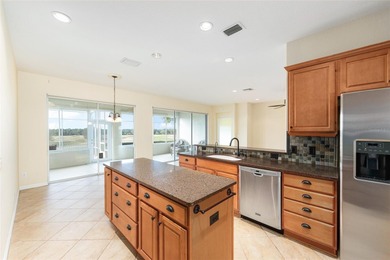 This distinguished Johnstown model features remarkable sunsets on Eagle Ridge At Spruce Creek Country Club in Florida - for sale on GolfHomes.com, golf home, golf lot