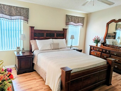 This spacious 3 bdrm,2 bath PALM HARBOR is completely furnished on Southport Springs Golf Club in Florida - for sale on GolfHomes.com, golf home, golf lot