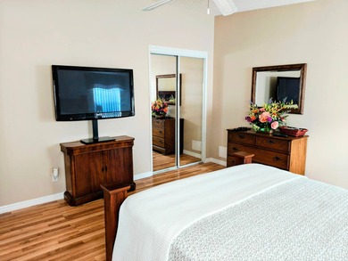 This spacious 3 bdrm,2 bath PALM HARBOR is completely furnished on Southport Springs Golf Club in Florida - for sale on GolfHomes.com, golf home, golf lot