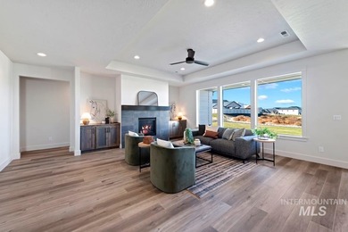 Thoughtfully designed single-level floor plan offers 3 bedrooms on Hunters Point Golf Club in Idaho - for sale on GolfHomes.com, golf home, golf lot