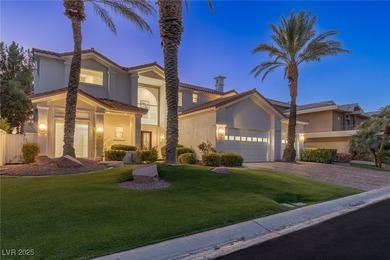 Guard-gated 2-story w/picturesque golf course & Red Rock Canyon on Canyon Gate Country Club in Nevada - for sale on GolfHomes.com, golf home, golf lot