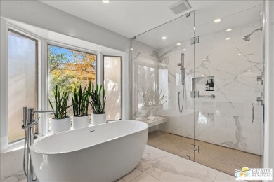 South Palm Springs oasis with panoramic mountain and golf course on  in California - for sale on GolfHomes.com, golf home, golf lot